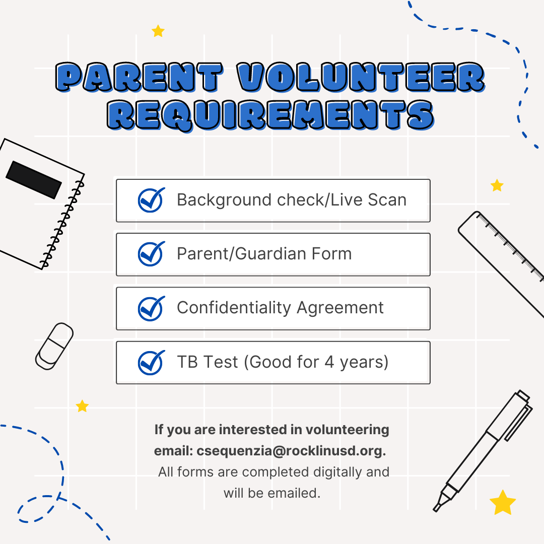 Volunteer Requirements